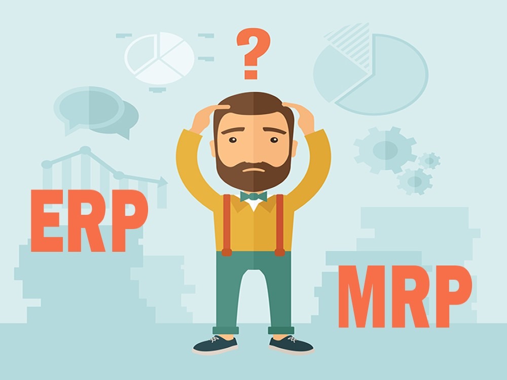 Sự khác biệt giữa ERP và MRP