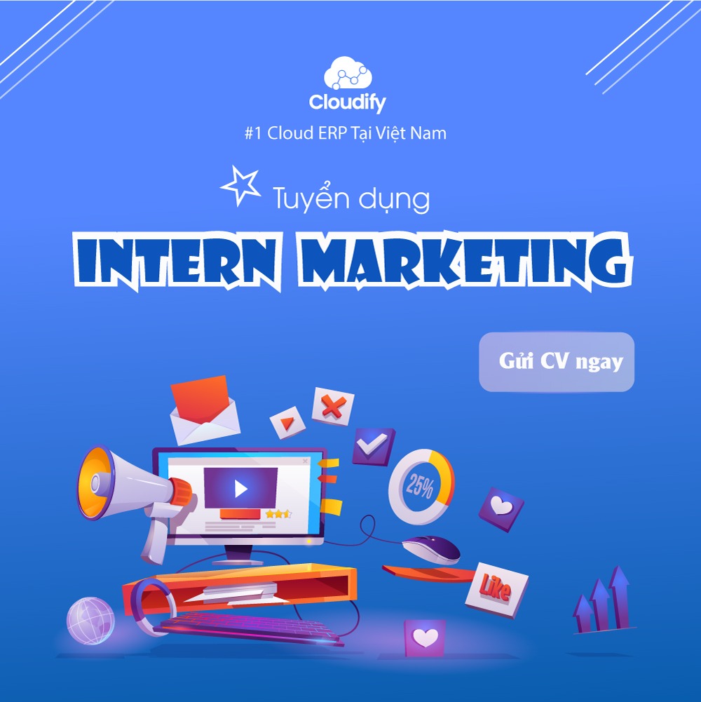 Cloudify tuyển intern marketing