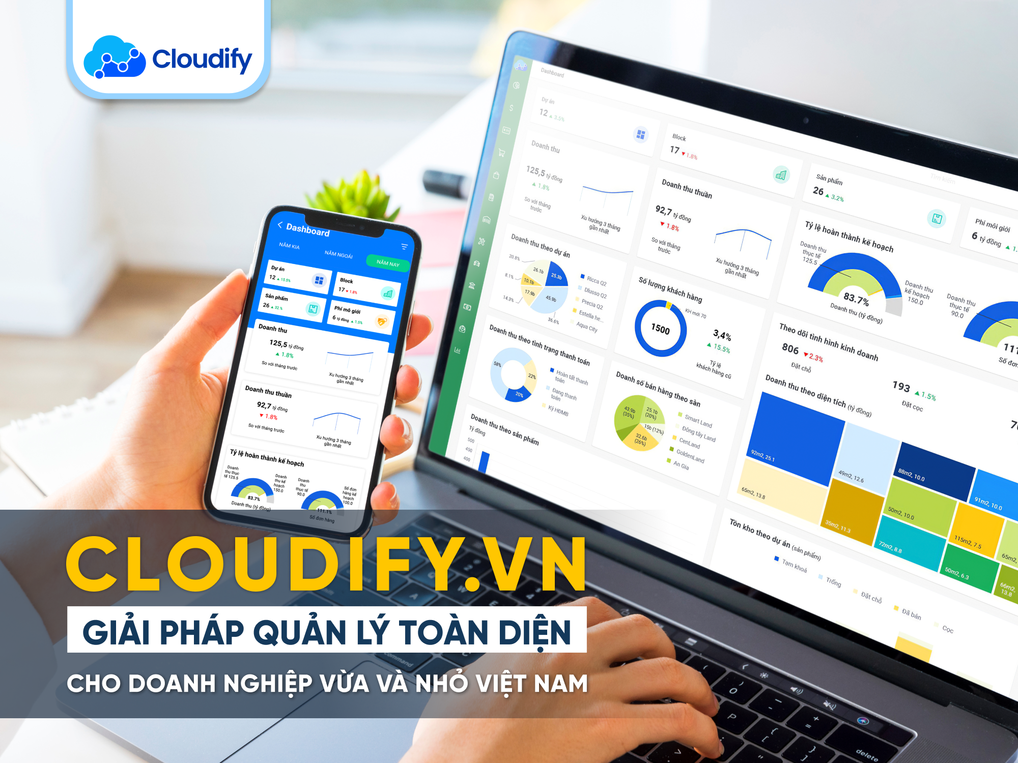 Cloudify.vn - giải pháp quản lý toàn diện cho doanh nghiệp vừa và nhỏ Việt Nam