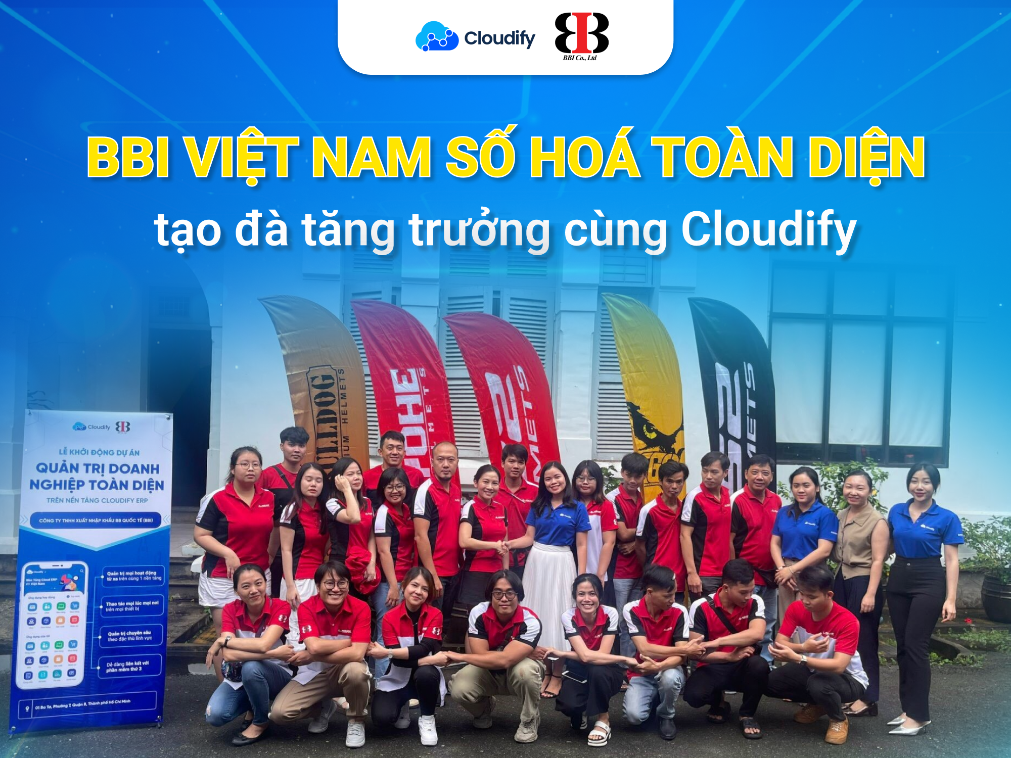 BBI Việt Nam số hóa trên nền tảng Cloudify ERP