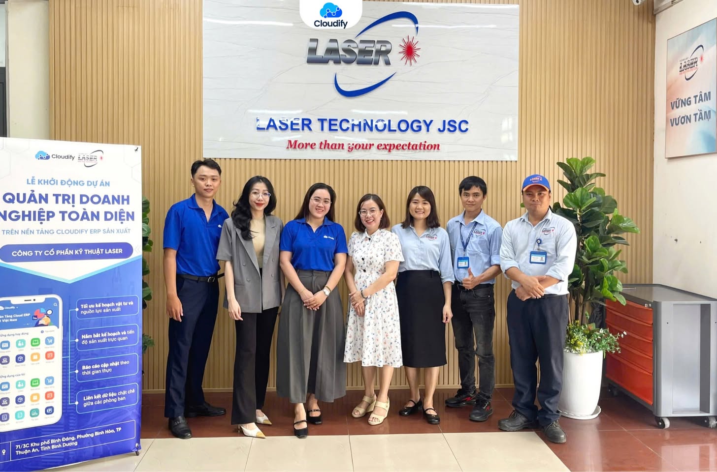 LASERTECH chính thức triển khai hệ thống Cloudify ERP – Giải pháp quản trị sản xuất toàn diện cho doanh nghiệp cơ khí. Tối ưu vận hành, mobile app, dashboard thời gian thực, tùy biến cho ngành kỹ thuật cơ khí.