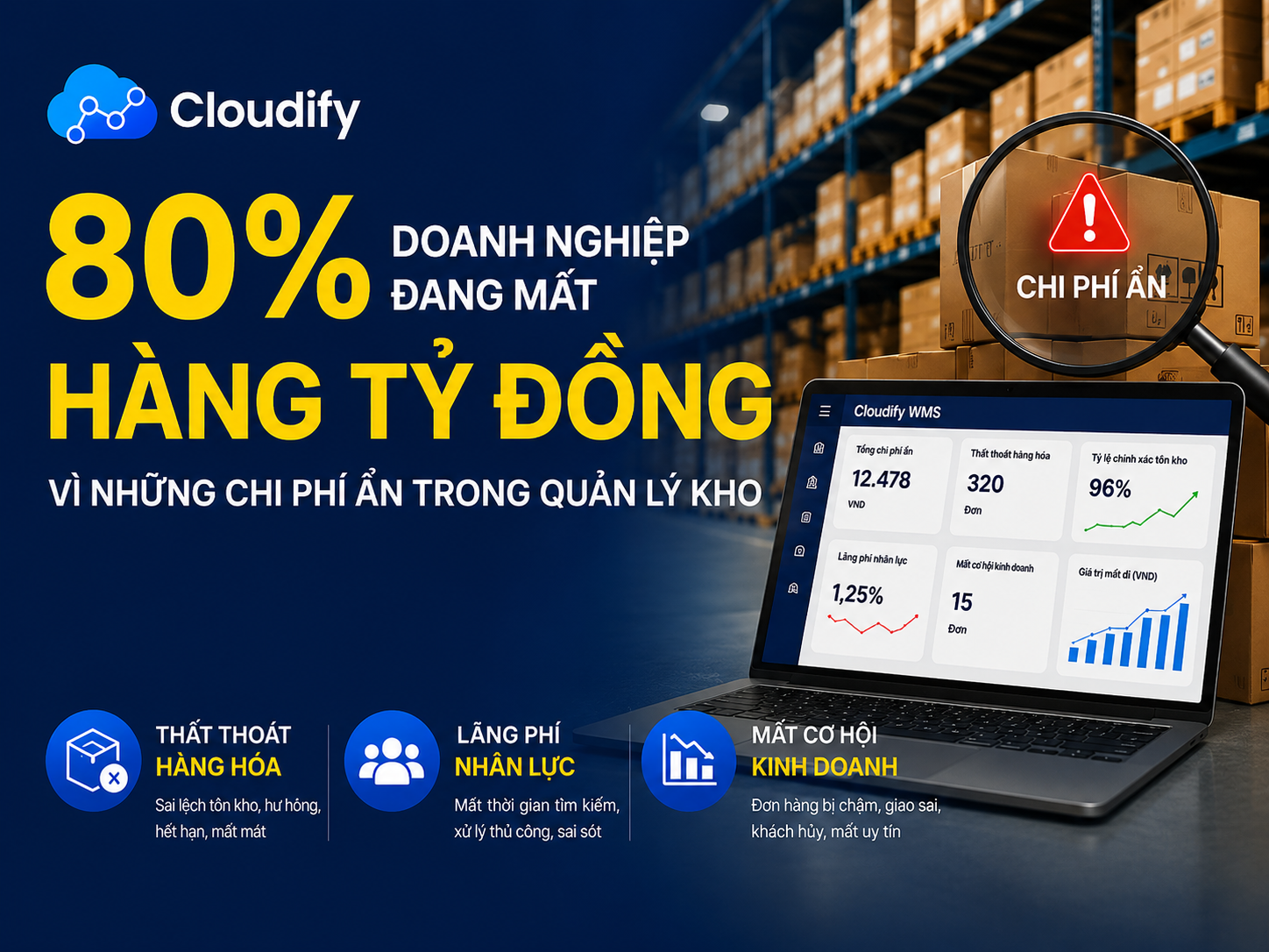 Chi phí ẩn trong quản lý kho